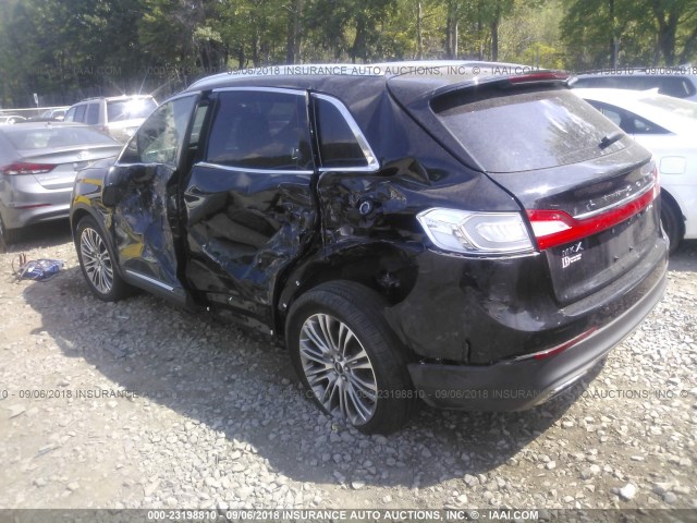 2LMTJ8LR5GBL86510 - 2016 LINCOLN MKX RESERVE 黑色 照片 3