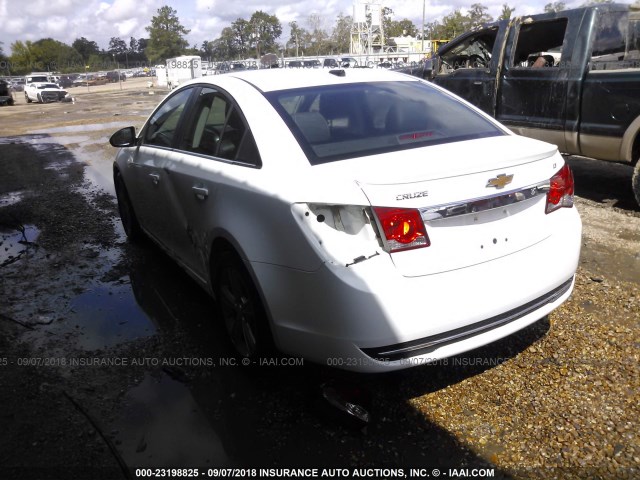 1G1PE5SB5D7115808 - 2013 CHEVROLET CRUZE LT WHITE photo 3