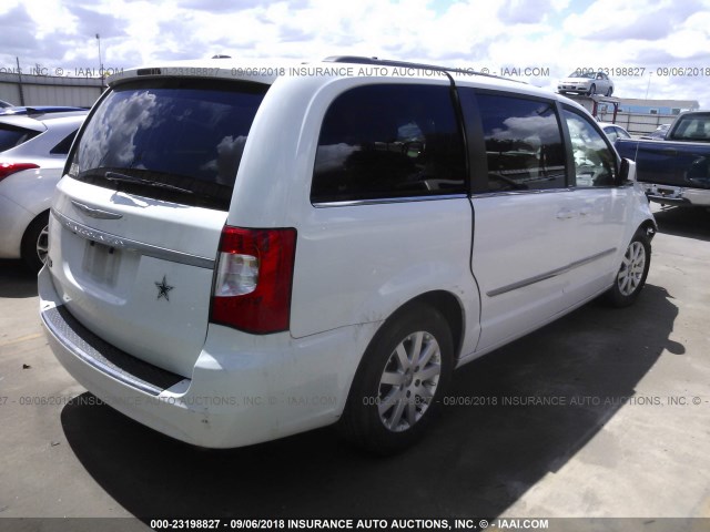 2C4RC1BG3ER125456 - 2014 CHRYSLER TOWN & COUNTRY TOURING WHITE photo 4