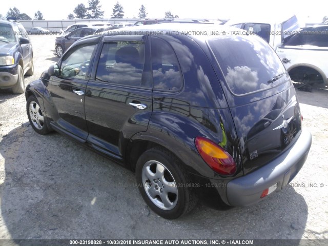 3C8FY68B72T264784 - 2002 CHRYSLER PT CRUISER LIMITED/DREAM CRUISER BLACK photo 3