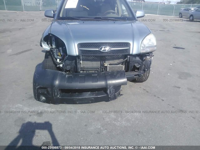 KM8JN12D87U617639 - 2007 HYUNDAI TUCSON SE/LIMITED GREEN photo 6