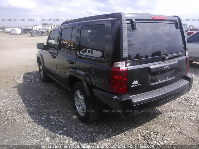 1J8HG48K38C179259 - 2008 JEEP COMMANDER SPORT Negro foto 3