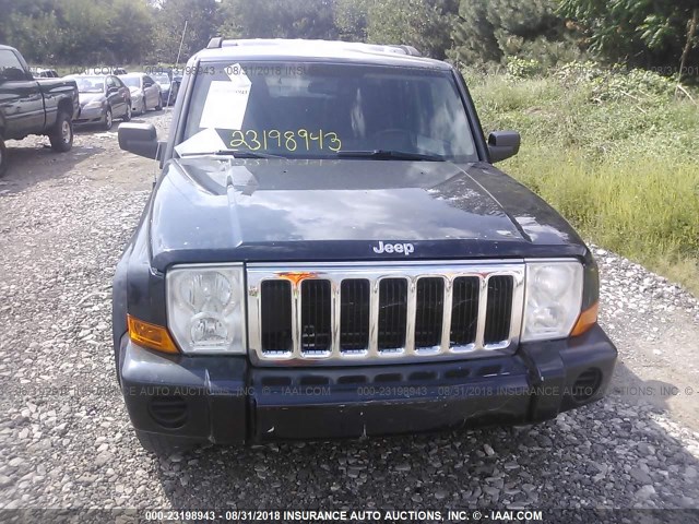 1J8HG48K38C179259 - 2008 JEEP COMMANDER SPORT Negro foto 6
