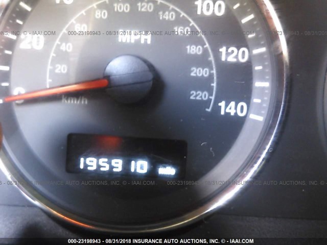 1J8HG48K38C179259 - 2008 JEEP COMMANDER SPORT Negro foto 7