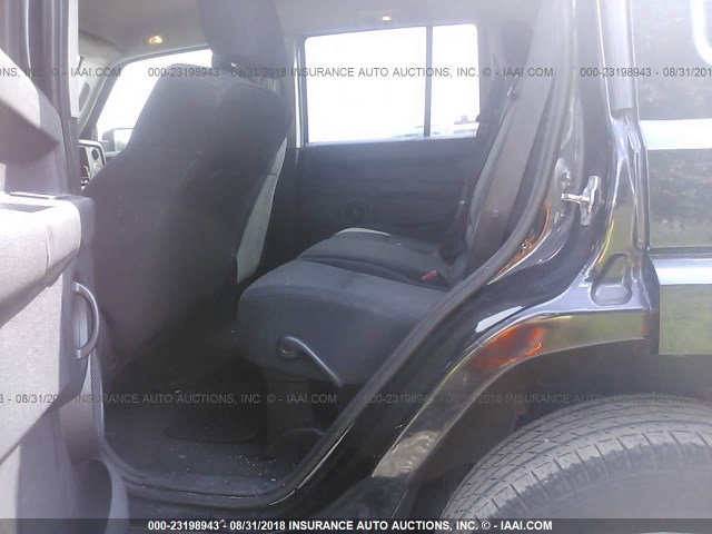 1J8HG48K38C179259 - 2008 JEEP COMMANDER SPORT Negro foto 8