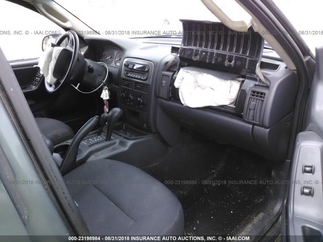 1J4GW48S74C166637 - 2004 JEEP GRAND CHEROKEE LAREDO/COLUMBIA/FREEDOM 绿色 照片 5