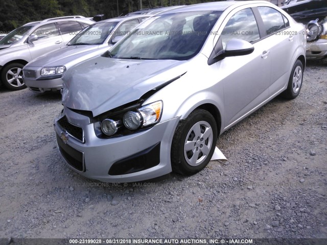 1G1JA5SH8F4215069 - 2015 CHEVROLET SONIC LS SILVER photo 2