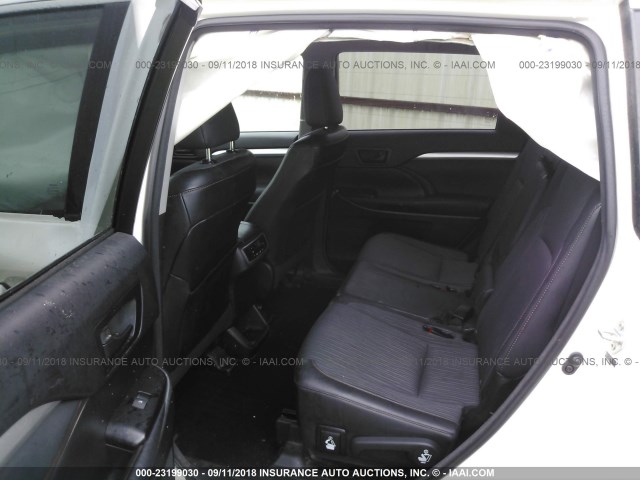 5TDZKRFH5ES033728 - 2014 TOYOTA HIGHLANDER LE/LE PLUS 白色 照片 8