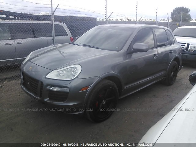 WP1AD29P99LA66030 - 2009 PORSCHE CAYENNE GTS GRAY photo 2