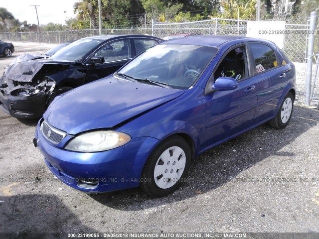 KL5JD66Z26K306864 - 2006 SUZUKI RENO BLUE photo 2