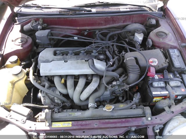 2T1BR18E0WC004343 - 1998 TOYOTA COROLLA VE/CE/LE 勃艮第红 照片 10