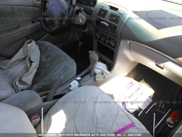 2T1BR18E0WC004343 - 1998 TOYOTA COROLLA VE/CE/LE 勃艮第红 照片 5