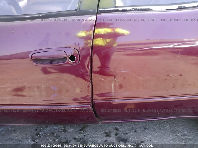 2T1BR18E0WC004343 - 1998 TOYOTA COROLLA VE/CE/LE 勃艮第红 照片 6