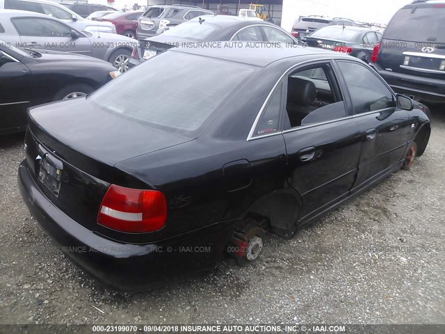 WAURD68D11A001589 - 2001 AUDI S4 2.7 QUATTRO BLACK photo 4