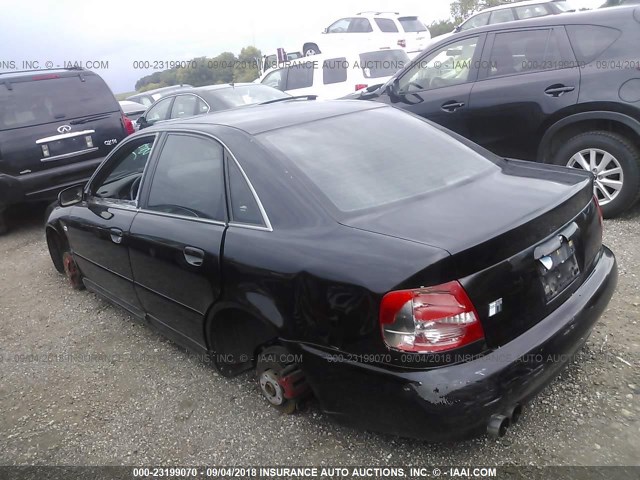 WAURD68D11A001589 - 2001 AUDI S4 2.7 QUATTRO BLACK photo 6