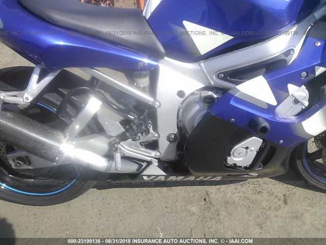 JYARJ04E8YA009654 - 2000 YAMAHA YZFR6 L BLUE photo 8