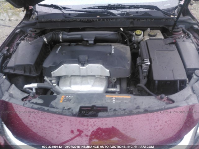 1G11C5SL4FF315169 - 2015 CHEVROLET MALIBU 1LT BURGUNDY photo 10