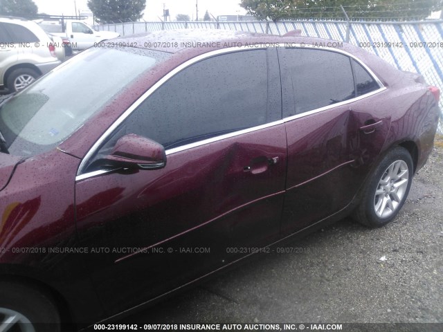 1G11C5SL4FF315169 - 2015 CHEVROLET MALIBU 1LT BURGUNDY photo 6
