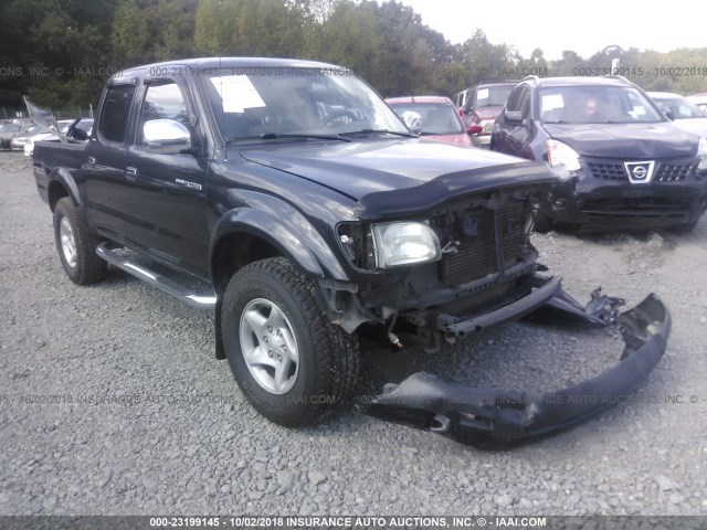 5TEHN72N02Z886474 - 2002 TOYOTA TACOMA DOUBLE CAB 黑色 照片 1