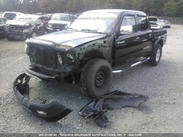 5TEHN72N02Z886474 - 2002 TOYOTA TACOMA DOUBLE CAB 黑色 照片 2