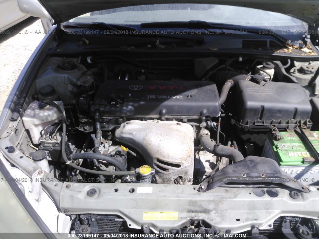 4T1BE32K94U304531 - 2004 TOYOTA CAMRY LE/XLE/SE Gümüş foto 10