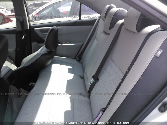 4T1BF1FKXGU600738 - 2016 TOYOTA CAMRY LE/XLE/SE/XSE 银色 照片 8
