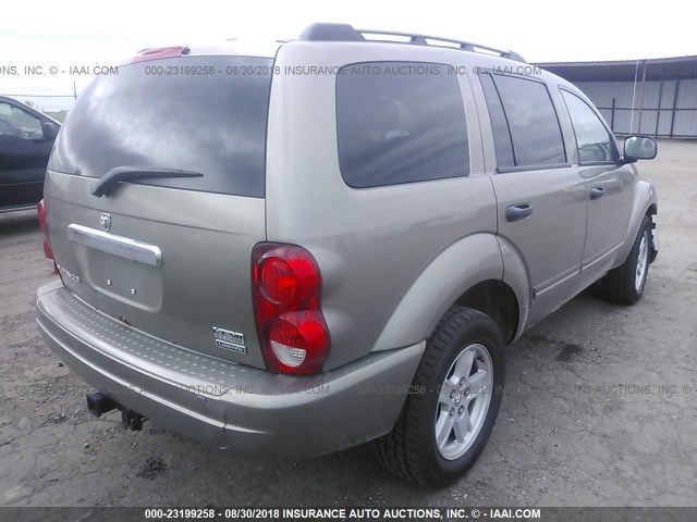 1D4HB58246F182181 - 2006 DODGE DURANGO LIMITED Pewter photo 4