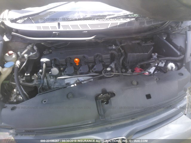 2HGFG12988H578685 - 2008 HONDA CIVIC EXL 灰色 照片 10