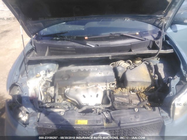 JTLKE50E381006470 - 2008 TOYOTA SCION XB Теңіз көгі фото 10