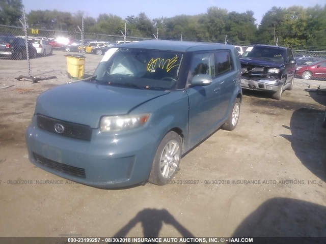 JTLKE50E381006470 - 2008 TOYOTA SCION XB Теңіз көгі фото 2