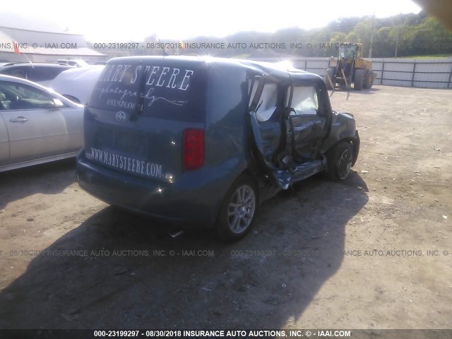 JTLKE50E381006470 - 2008 TOYOTA SCION XB Теңіз көгі фото 4