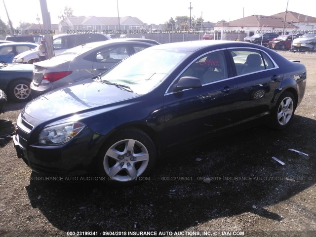 1G1ZB5E16BF353108 - 2011 CHEVROLET MALIBU LS Mavi foto 2