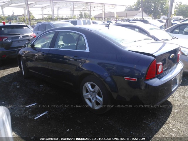 1G1ZB5E16BF353108 - 2011 CHEVROLET MALIBU LS Mavi foto 3