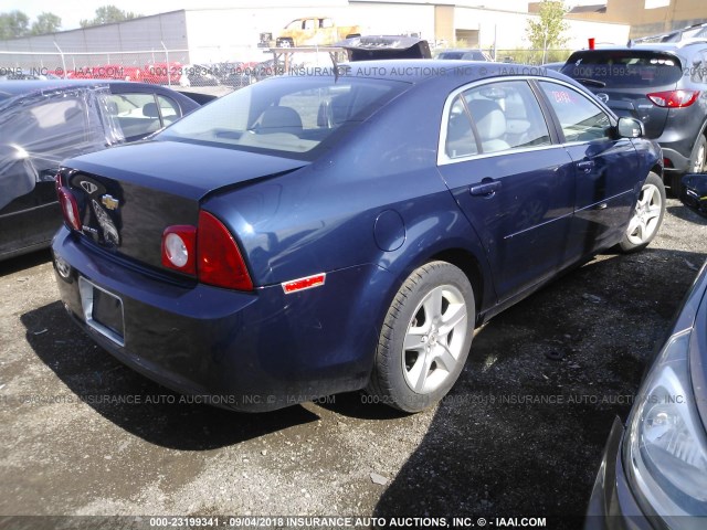 1G1ZB5E16BF353108 - 2011 CHEVROLET MALIBU LS Mavi foto 4