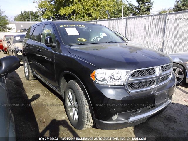 1C4RDJAG9DC629323 - 2013 DODGE DURANGO SXT BLACK photo 1