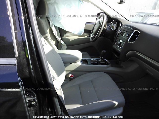 1C4RDJAG9DC629323 - 2013 DODGE DURANGO SXT BLACK photo 5