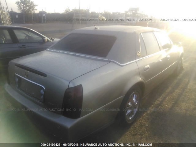 1G6KD54Y75U219583 - 2005 CADILLAC DEVILLE GOLD photo 4