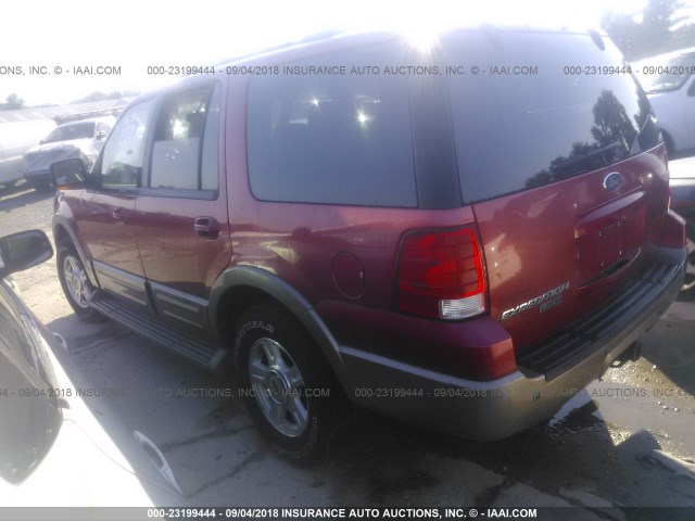 1FMFU18L33LC54254 - 2003 FORD EXPEDITION EDDIE BAUER RED photo 3