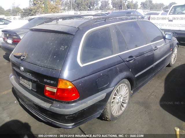 WBAAW33421ET42280 - 2001 BMW 325 IT BLUE photo 4