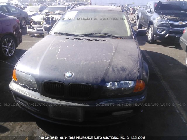 WBAAW33421ET42280 - 2001 BMW 325 IT BLUE photo 6