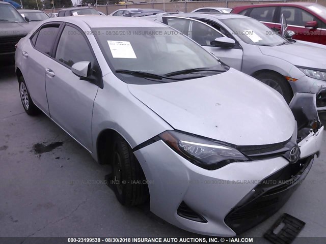 5YFBURHE9HP571974 - 2017 TOYOTA COROLLA L/LE/XLE/SE/XSE SILVER photo 1