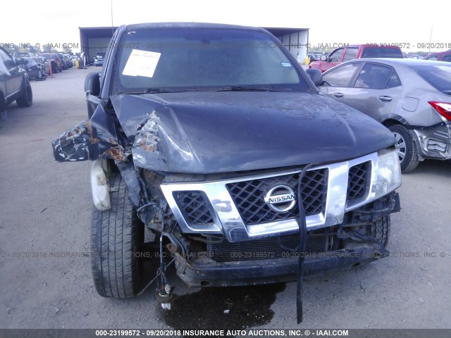 1N6AD0CU9BC404923 - 2011 NISSAN FRONTIER SV/PRO-4X GRAY photo 6