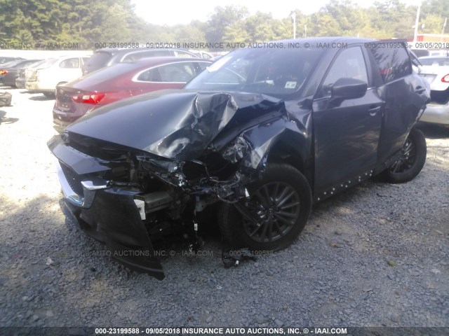 JM3KFBCL6H0177227 - 2017 MAZDA CX-5 TOURING Серый фото 2