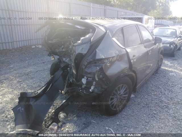 JM3KFBCL6H0177227 - 2017 MAZDA CX-5 TOURING Серый фото 4