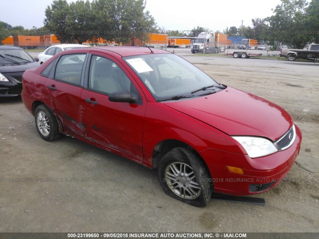 1FAHP34N47W223421 - 2007 FORD FOCUS ZX4/S/SE/SES 红色 照片 1