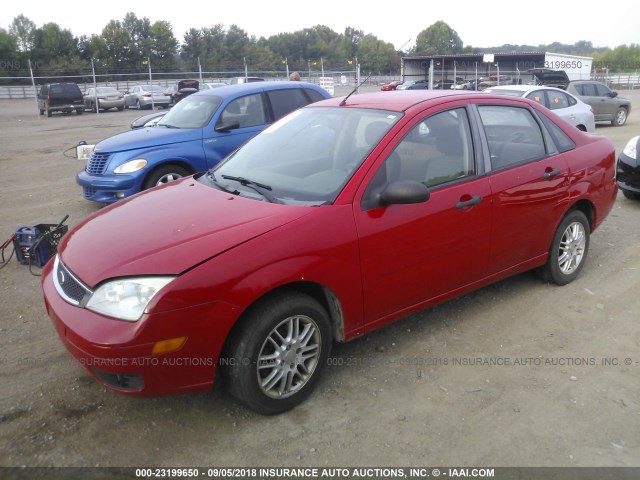1FAHP34N47W223421 - 2007 FORD FOCUS ZX4/S/SE/SES 红色 照片 2