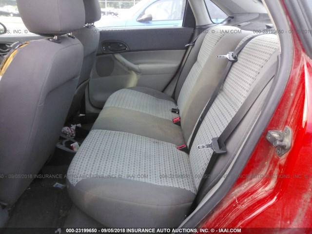 1FAHP34N47W223421 - 2007 FORD FOCUS ZX4/S/SE/SES 红色 照片 8
