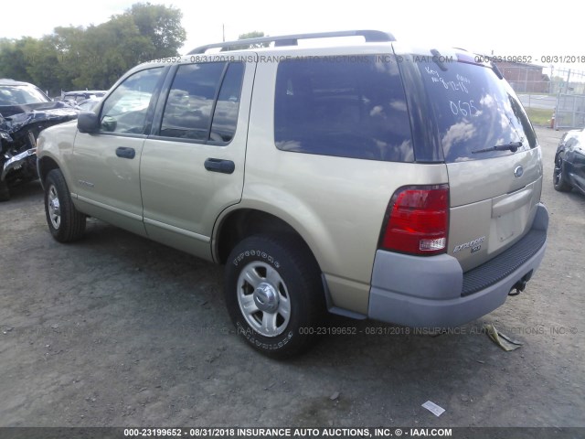 1FMZU62K92UD30675 - 2002 FORD EXPLORER XLS GOLD photo 3