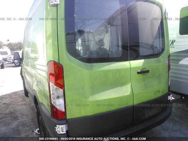 1FTNR1CM3FKA60173 - 2015 FORD TRANSIT T-250 GREEN photo 3