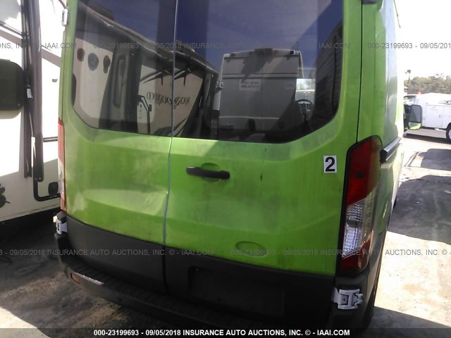 1FTNR1CM3FKA60173 - 2015 FORD TRANSIT T-250 GREEN photo 4